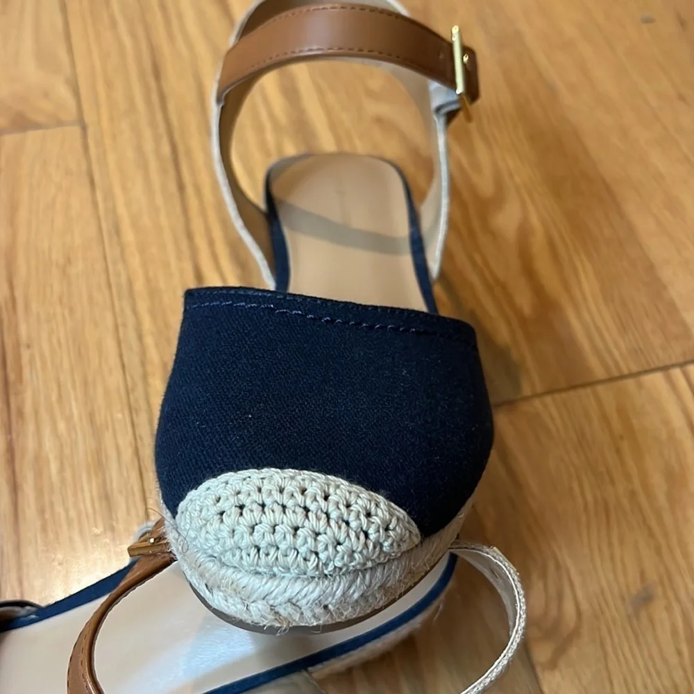 New Tommy Hilfiger Nilsa Ankle Wedge Sandals Sz 9.5